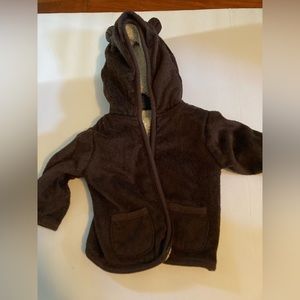 Brown baby boys jacket